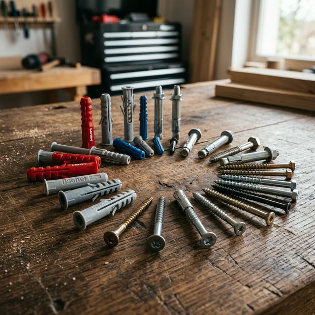 Ilustračný obrázok k článku o hmoždinkách